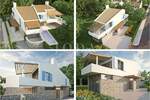 Labin, okolica, projekt Villa sa započetom gradnjom