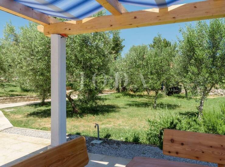Labin, okolica, kuća sa bazenom i prekrasnim pogledom na more — fotografija 5
