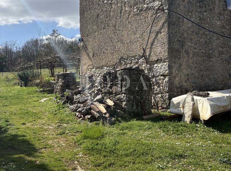 Labin, okolica, istarska kuća za adaptaciju na velikom imanju — fotografija 3