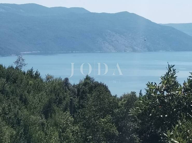 Plomin, Šimuni, građevinsko zemljište sa prekrasnim pogledom na more — fotografija 2
