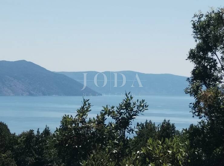 Plomin, Šimuni, građevinsko zemljište sa prekrasnim pogledom na more — fotografija 5