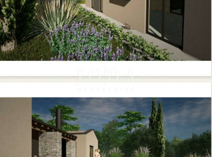 Građevinsko zemljište za izgradnju moderne mediteranske ville,Gračišće oko — fotografija 3