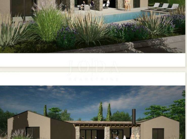Građevinsko zemljište za izgradnju moderne mediteranske ville,Gračišće oko — fotografija 4
