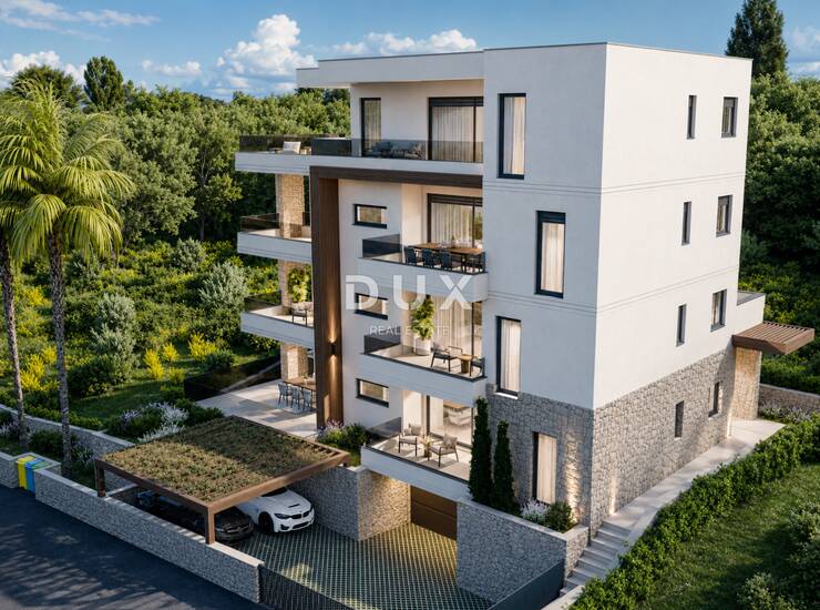 PRIMOŠTEN – Dvosoban stan u prizemlju, terasa i pogled na more