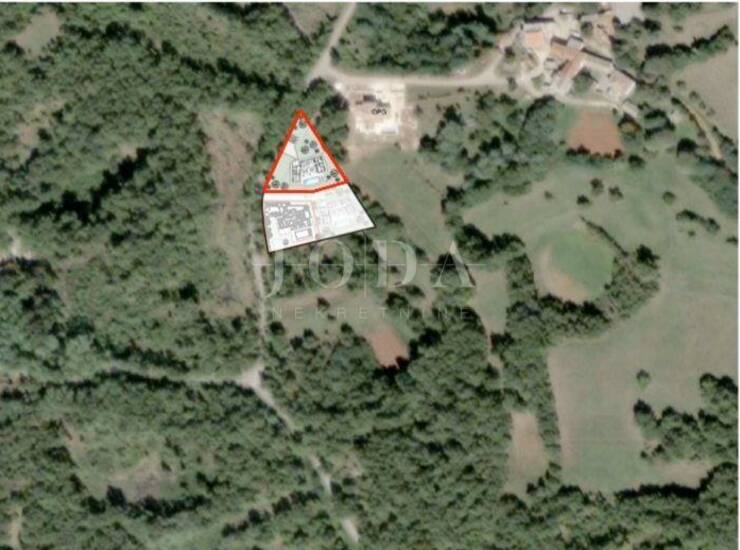 Građevinsko zemljište za izgradnju moderne mediteranske ville,Gračišće oko