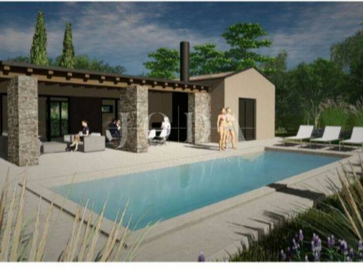 Građevinsko zemljište za izgradnju moderne mediteranske ville,Gračišće oko — fotografija 2