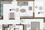 Dvosoban stan, Rijeka, Srdoči, prodaja, 226976 €, 55 m2