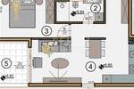 Dvosoban stan, Rijeka, Srdoči, prodaja, 221482 €, 54 m2