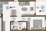 Dvosoban stan, Rijeka, Srdoči, prodaja, 236931 €, 54 m2
