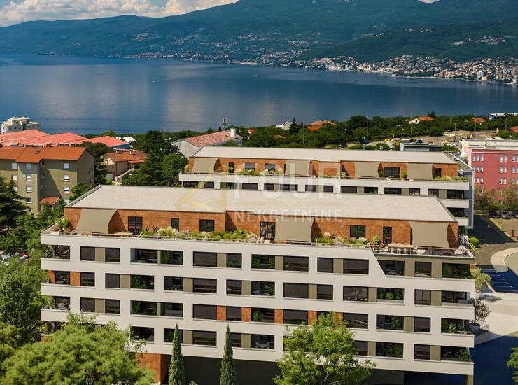 Rijeka, Srdoči, novogradnja, 2s+db, lođa, terasa