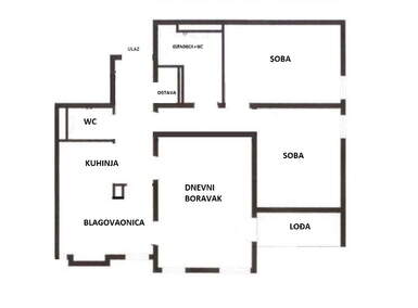 Dvoiposoban stan, Split, prodaja, 310000 €, 78 m2