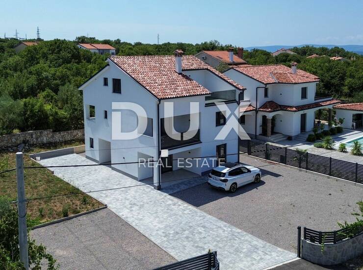 Otok Krk, Rasopasno, obiteljska kuća, 184 m2, novogrdnj, krovna terasa, blizu 