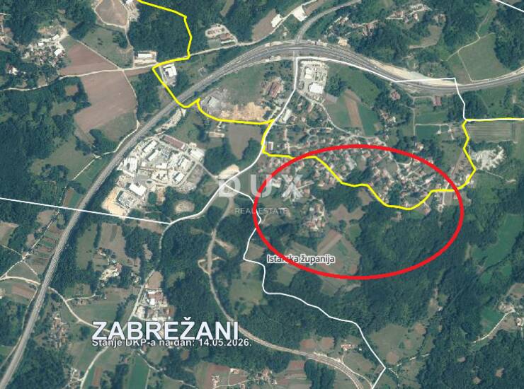 ISTRA, PAZIN - Građevinsko zemljište 1488 m2