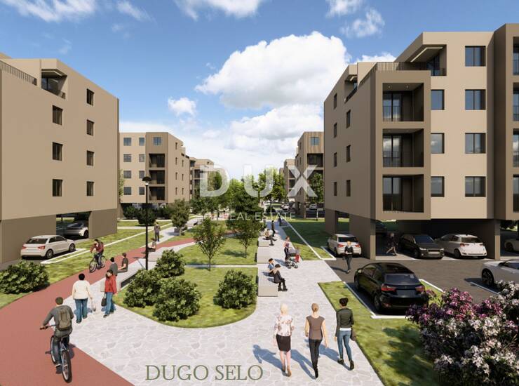 Dugo Selo, zapad, 4-sobni stan, 75,05 m2, 4 kat, novogradnja