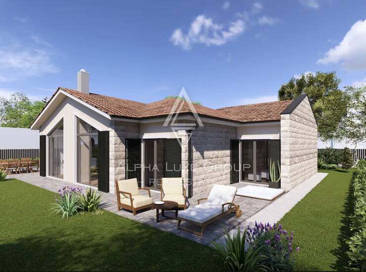 Istra, Kanfanar : Zemljište 550 m² s projektom kuće