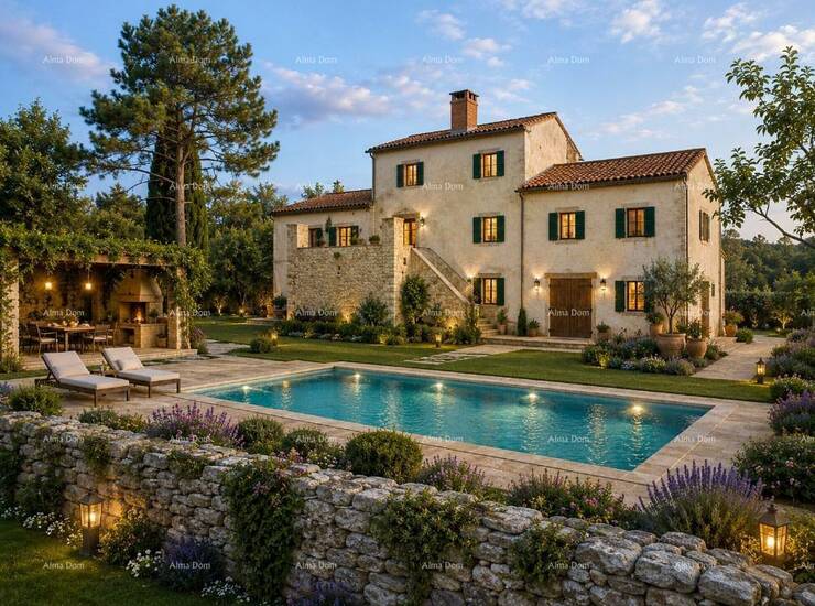 ISTARSKA VILA S BAZENOM I 4.000 m² ZEMLJIŠTA –  OPRTALJ

U mirnom i aut...