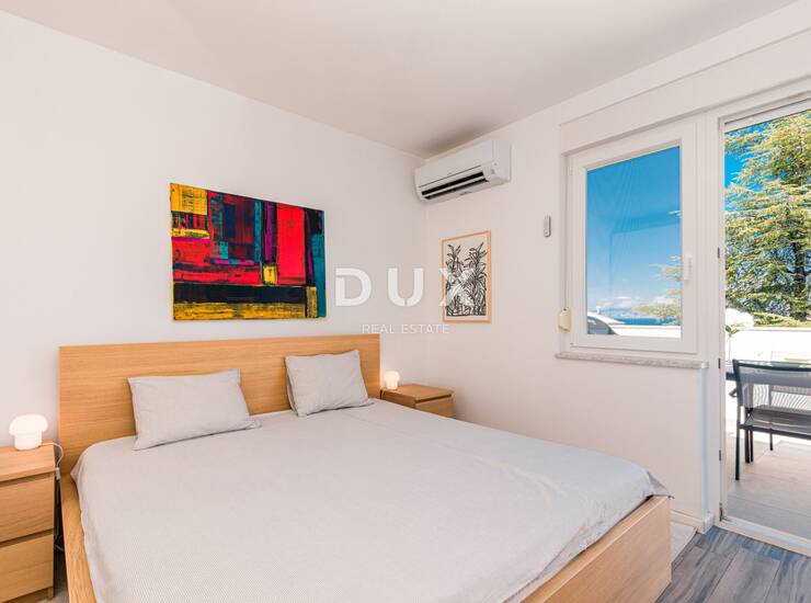 Krk, Njivice, dvosobni stan, 80 m2, terasa, pogled na more
