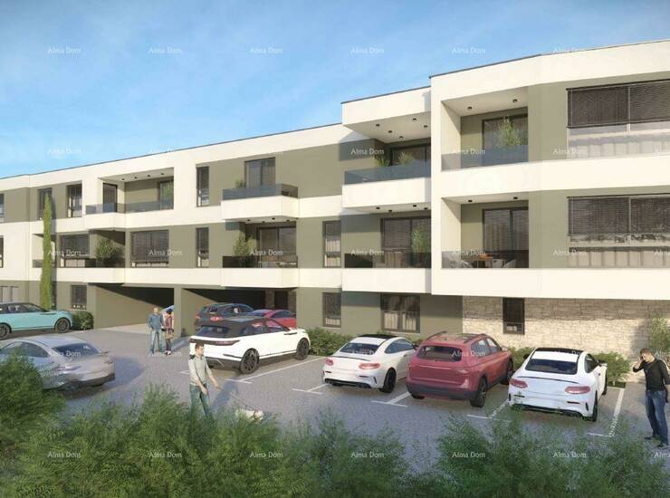 Na prodaju je stan u novom stambenom projektu u Puli, koji se sastoji od uk...