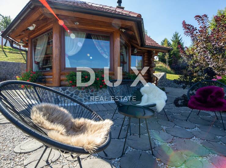 Gorski kotar, Kupjak, drvena samostojeća vila, 220 m2, bazen i wellness — fotografija 5