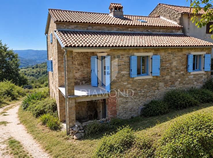 Cerovlje, okolica, kamena kuća u završnoj fazi renovacije sa starinom za obno — fotografija 2