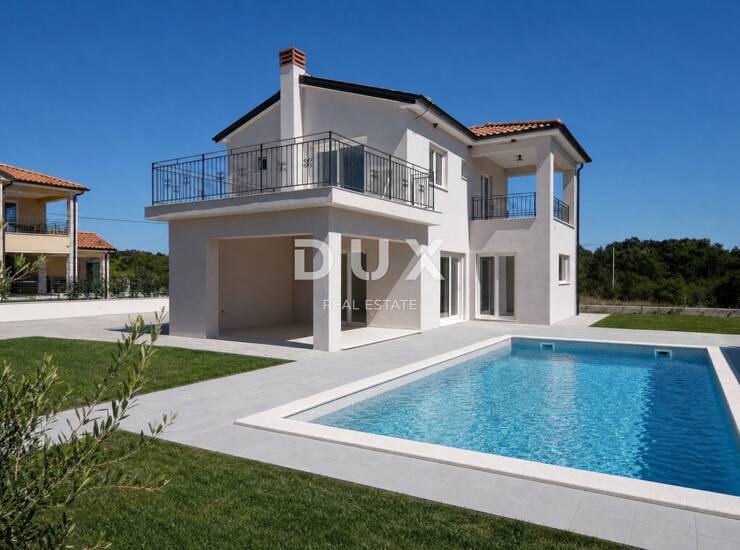 Žminj, novogradnja, samostojeća kuća, bazen, 150 m2
