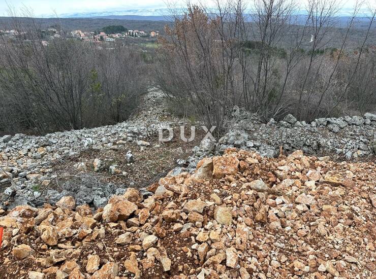 Krk, Vrh, građevinska zemljišta, 1.060 m2, s projektom — fotografija 5