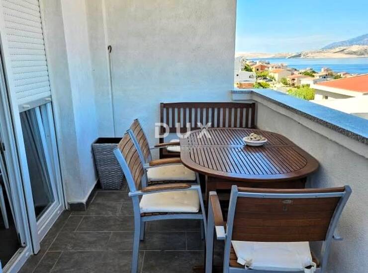 Otok Pag, Pag, četverosobni stan, 50 m2, 200 metara od mora — fotografija 2