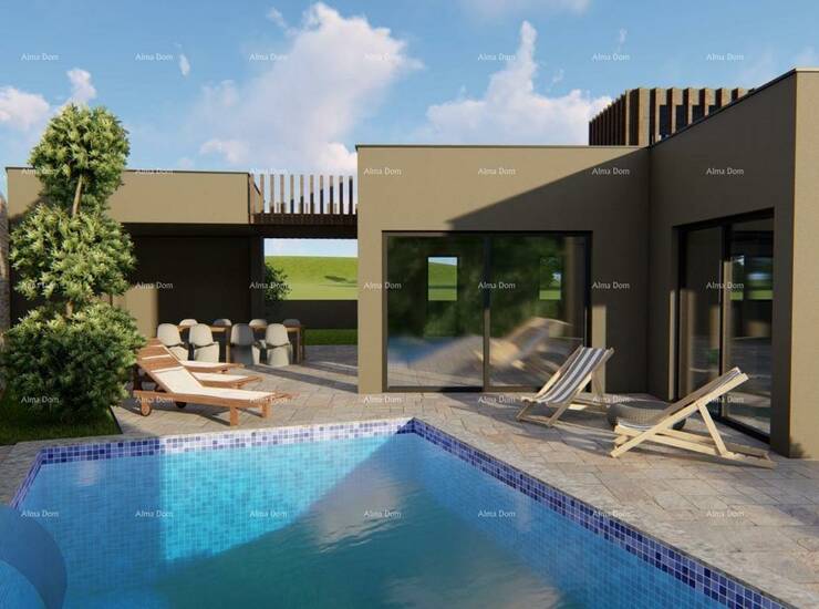 Prodajemo vilu, prizemnicu s bazenom u Puli.

Vila, površine 112.10 m2, na... — fotografija 2