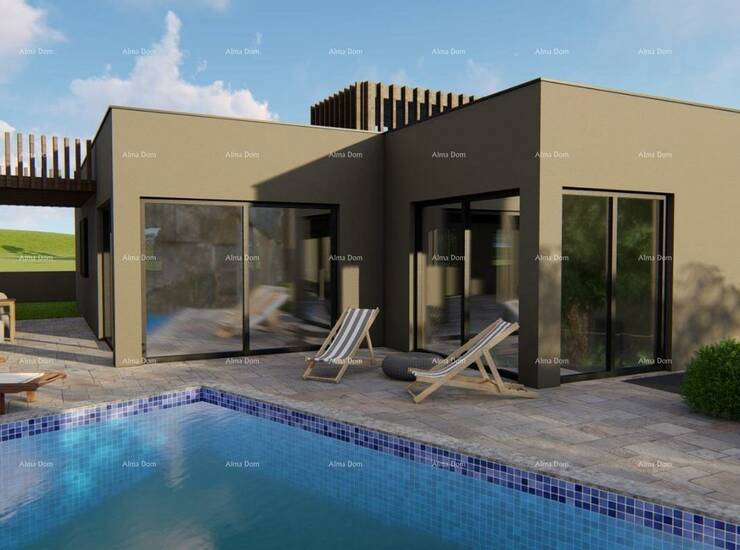 Prodajemo vilu, prizemnicu s bazenom u Puli.

Vila, površine 112.10 m2, na... — fotografija 3