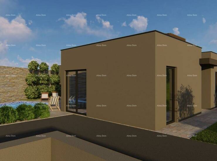 Prodajemo vilu, prizemnicu s bazenom u Puli.

Vila, površine 112.10 m2, na... — fotografija 4