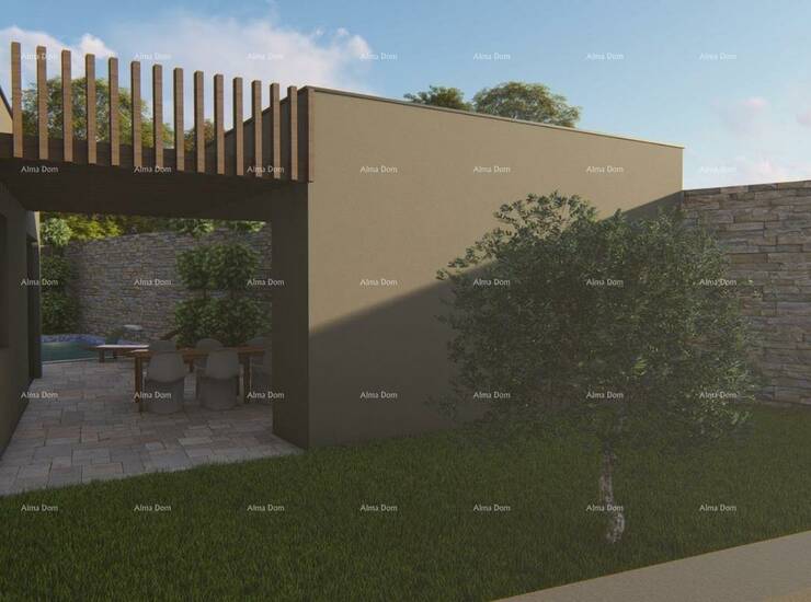 Prodajemo vilu, prizemnicu s bazenom u Puli.

Vila, površine 112.10 m2, na... — fotografija 6
