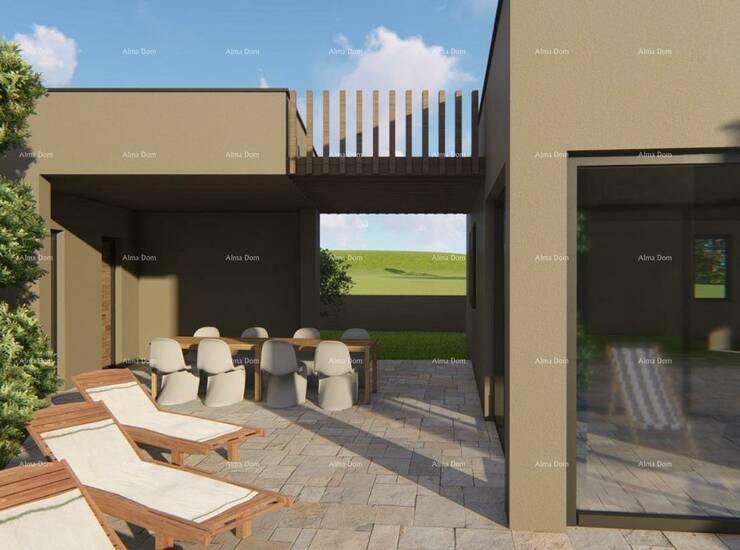 Prodajemo vilu, prizemnicu s bazenom u Puli.

Vila, površine 112.10 m2, na... — fotografija 8