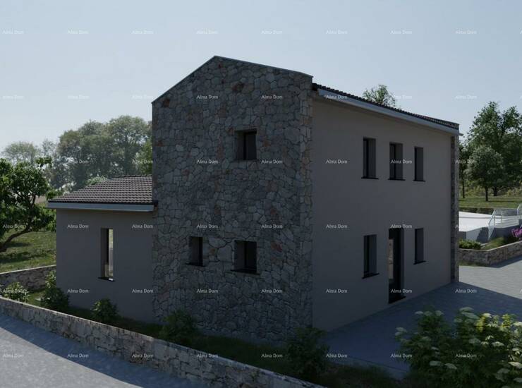 Vodnjan, okolica – moderna vila s bazenom u izgradnji, 124 m²

U mirnom ... — fotografija 2