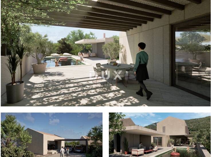 Oprtalj, građevinsko zemljište, 673 m², panoramski pogled — fotografija 3