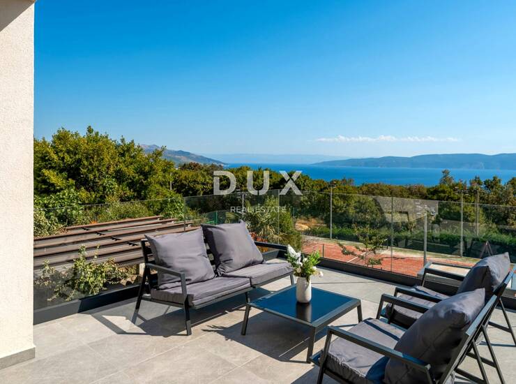 Istra, Rabac, kuća, 237 m², novogradnja, pogled na more — fotografija 3