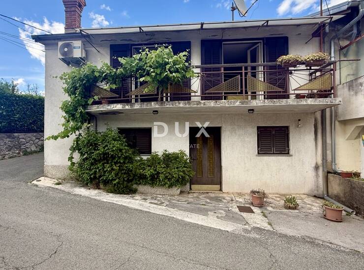 Matulji, Rukavac, krajnja kuća u nizu, 90 m2, konoba, dvosobni stan, parking