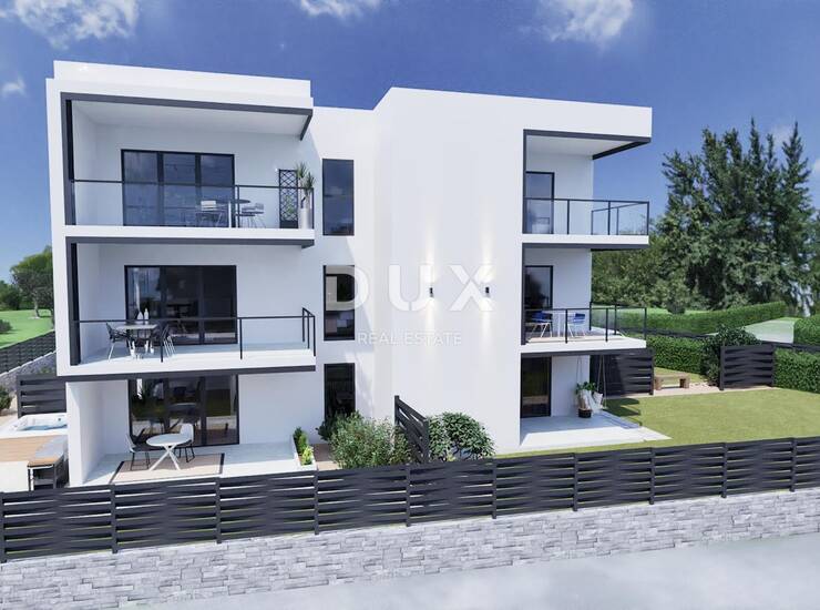 Istra, Peroj, 3-sobni stan, 66,54 m2, novogradnja, vrt — fotografija 2