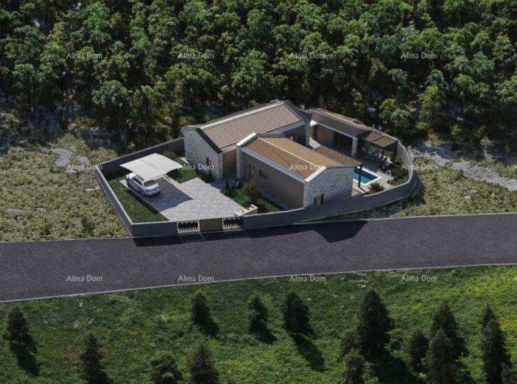 Građevinsko zemljište s dozvolom i projektom vile s bazenom – 760 m²

... — fotografija 6