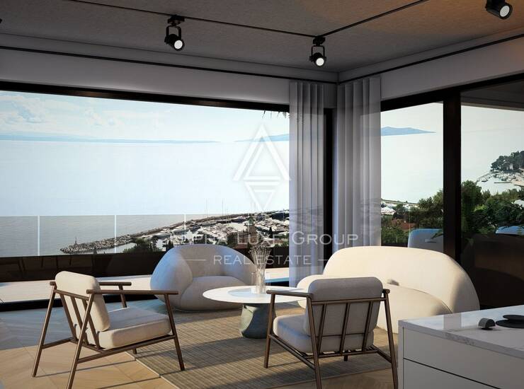 Penthouse s potpisom · Privatni rooftop bazen · Ičići – Opatija — fotografija 4
