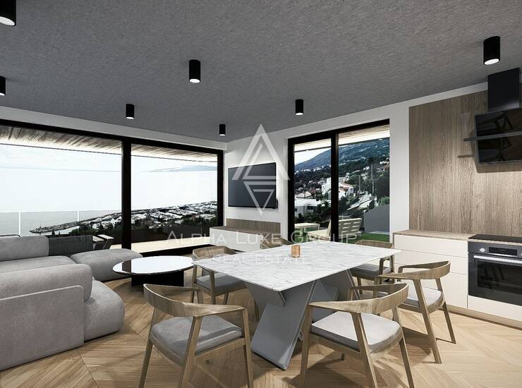 Panoramska rezidencija na prvom katu s pogledom na Kvarnerski zaljev — fotografija 3