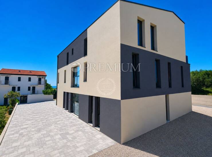 Grad Krk, dvoetažni apartman u novoizgrađenoj urbanoj vili! — fotografija 4