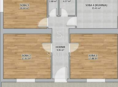 Trosoban stan Grbci, Rijeka 80m² - 1.000 € | SveHrNekretnine