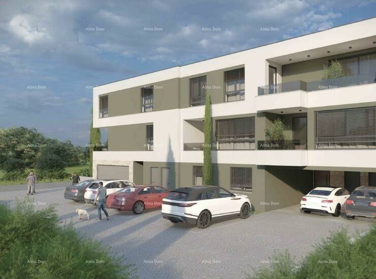 Na prodaju je stan u novom stambenom projektu u Puli, koji se sastoji od uk...