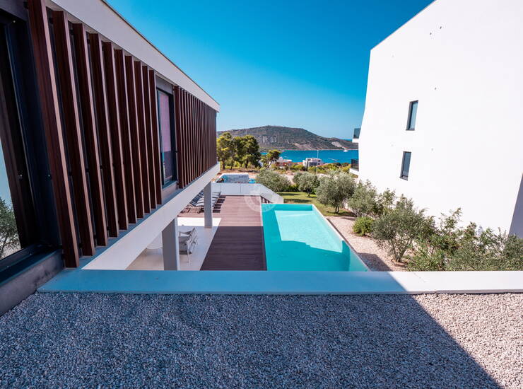 Hrvatska, Šibenik, Primošten – ekskluzivna moderna vila s pogledom na more, — fotografija 4