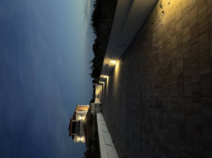 Istra, Pula: Elegantna luksuzna vila s pogledom na more i bazenom sa slanom vod — fotografija 4