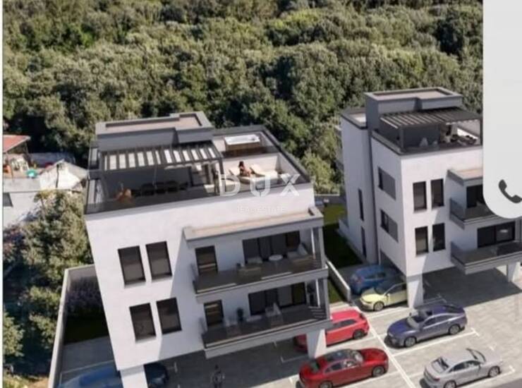 Petrčane, penthouse, 73 m², krovna terasa i jacuzzi — fotografija 5
