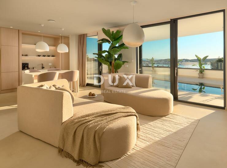 Trogir, Čiovo, vila s bazenom i pogledom na more, 351 m² — fotografija 2