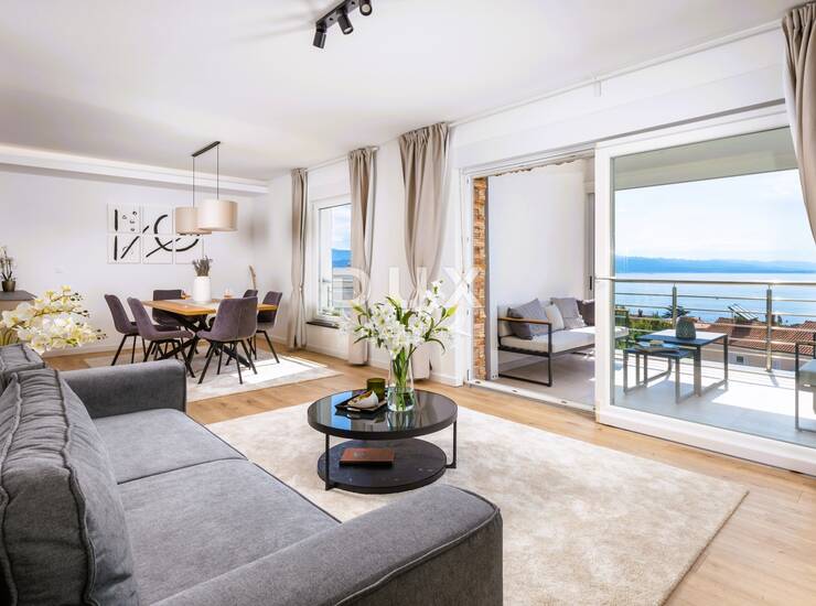 Opatija, Ičići, 2-sobni stan, 109 m2, najam, pogled na more — fotografija 3