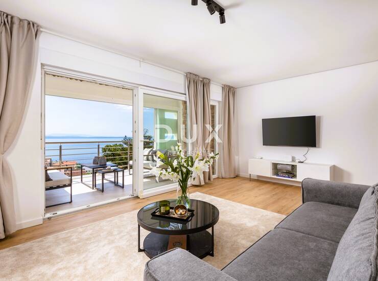 Opatija, Ičići, 2-sobni stan, 109 m2, najam, pogled na more — fotografija 5
