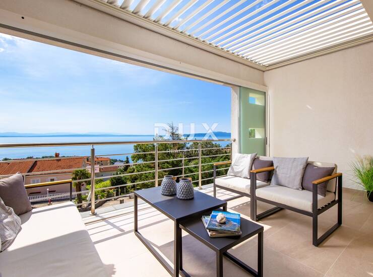 Opatija, Ičići, 2-sobni stan, 109 m2, najam, pogled na more — fotografija 6